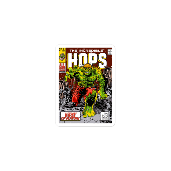 The Incredible Hops Sticker - Image 2