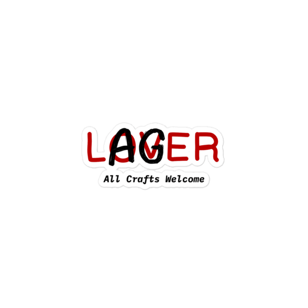 Lover? Nah, Lager son! Sticker - Image 2