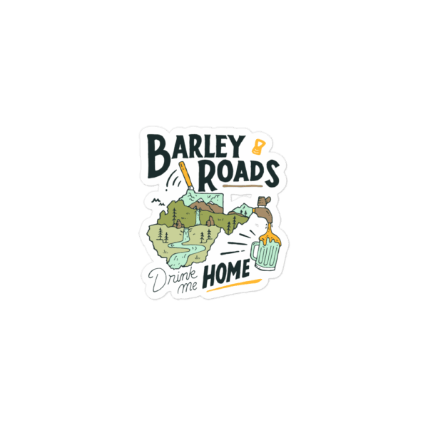 Barley Roads Sticker - Image 2