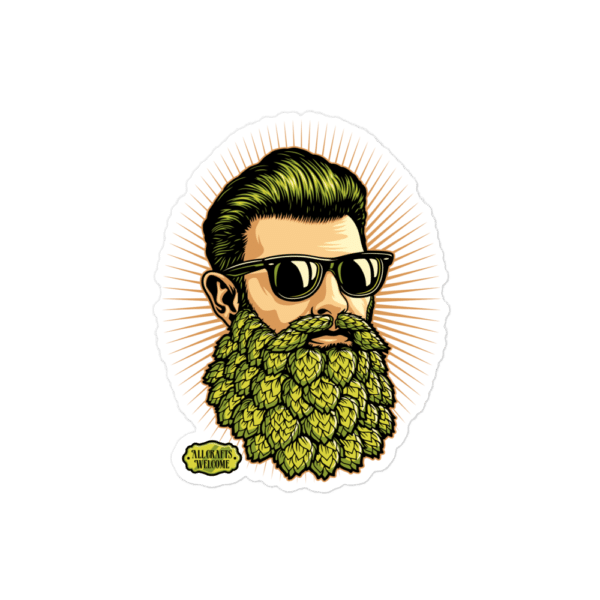 Hops Dude Sticker - Image 3