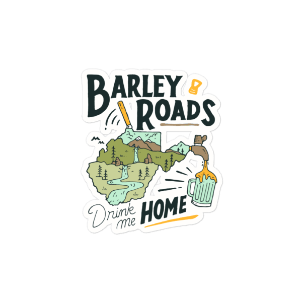 Barley Roads Sticker - Image 3