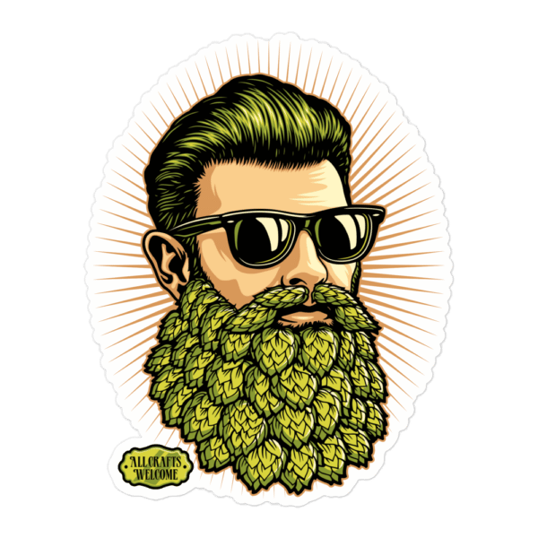 Hops Dude Sticker