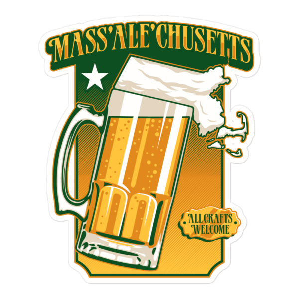 Mass'ale'chusetts Stickers