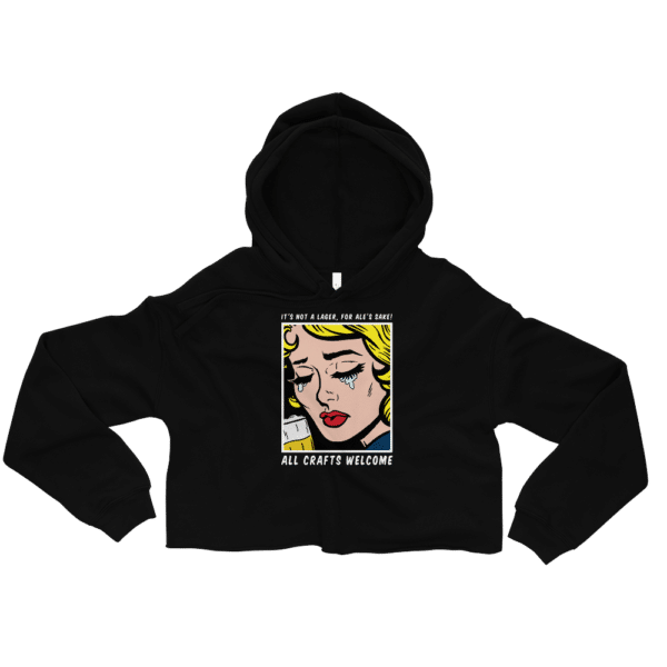 Beer Drama Crop Hoodie