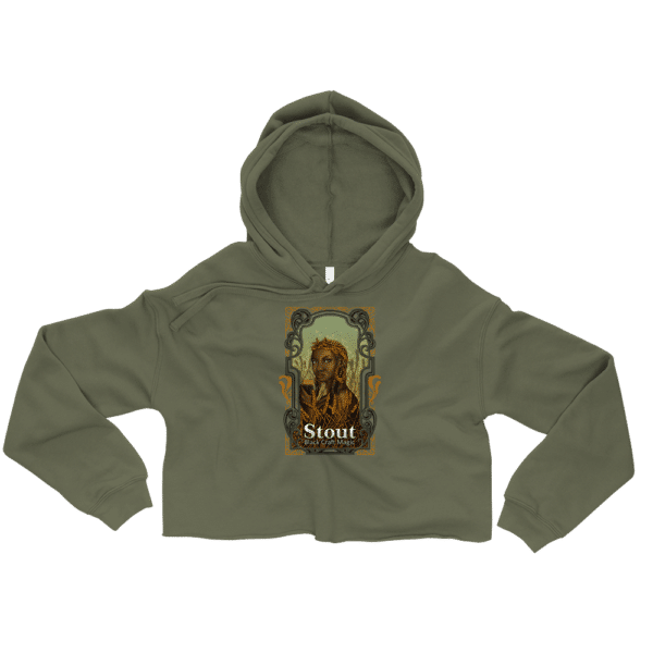 Stout Crop Hoodie - Image 2