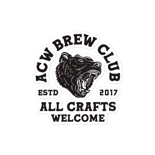 AWC Brew Club Sticker - Image 3