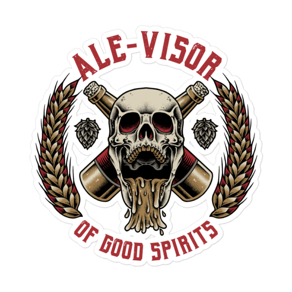 Ale-Visor Of Good Sprits Sticker