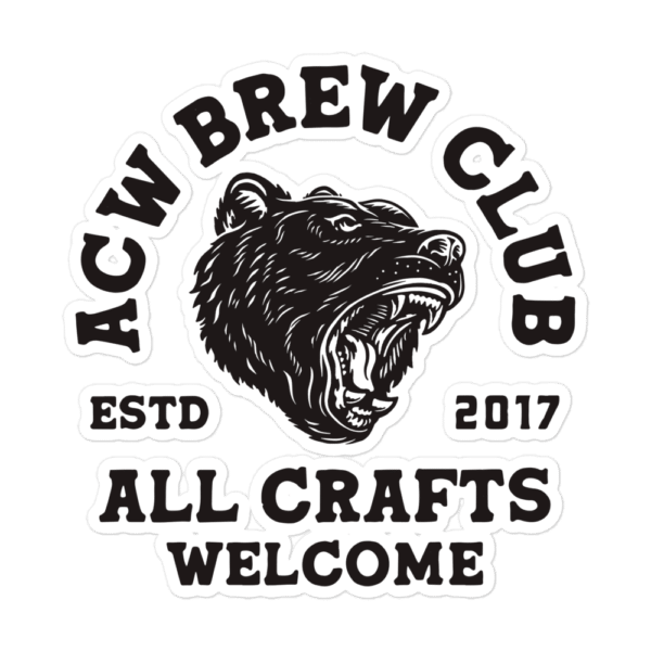 AWC Brew Club Sticker