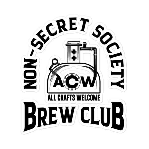 Non-Secret Society Sticker