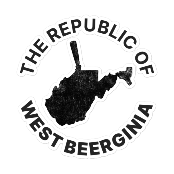 Republic Of West Beerginia Sticker