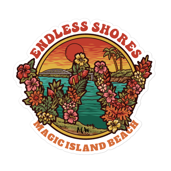 Endless Shores Sticker - Image 3