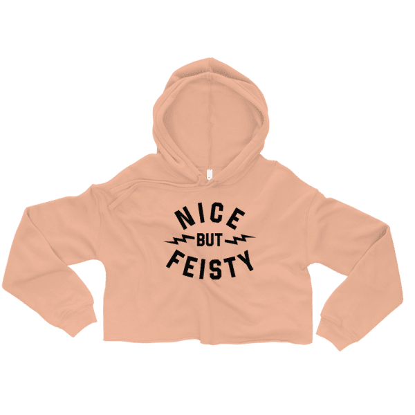 Nice But Feisty Crop Hoodie - Image 4