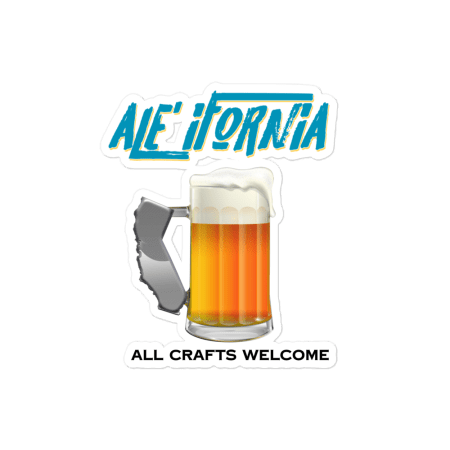 Ale'ifornia sticker