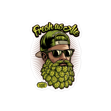 Saint Fresh Man sticker