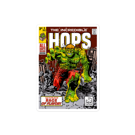 The Incredible Hops sticker